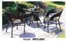 TG-HFC065 Terrace Furniture Set Combination Outdoor Garden Rattan Table And Chair