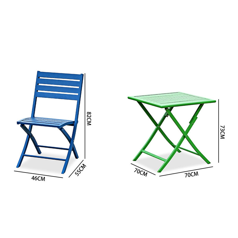 Portable Aluminum Folding Balcony Outdoor Furniture Sets Cheap Bench Tables and Chairs For Small Balcony TG-NI10.TG-NI11.TG-NI12