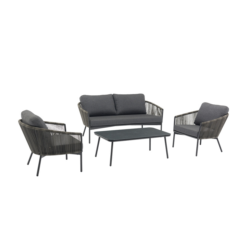 Modern Garden Furniture Sofa Patio Rattan Outdoor Sofa Set Hotel Home Corner Sofa Pool Side Leisure Sofa TG-NI07