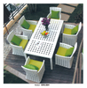 TG-HFC001 Modern Aluminum Frame Outdoor Rattan Dining Chair Garden Sets