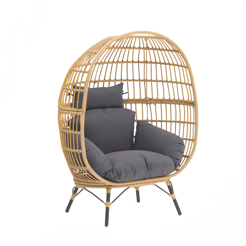 Modern High Quality New Design Outdoor Using Iron PE Rattan Chair TG-NI25