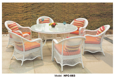 TG-HFC083 Factory Wholesale Outdoor Rattan Chair And Table