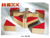TG-HFA106 Bamboo Split Square Sofa