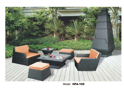 TG-HFA109 Modern Garden Coffee Restaurant PE Rattan Chairs Set Outdoor Patio Modern Leisure Outdoor Chair