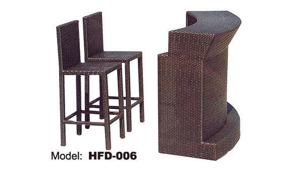 TG-HFD006 Hotel Restaurant Cane Garden Leisure Wicker Hotel Resort Villa Dining Furniture Rattan Chair