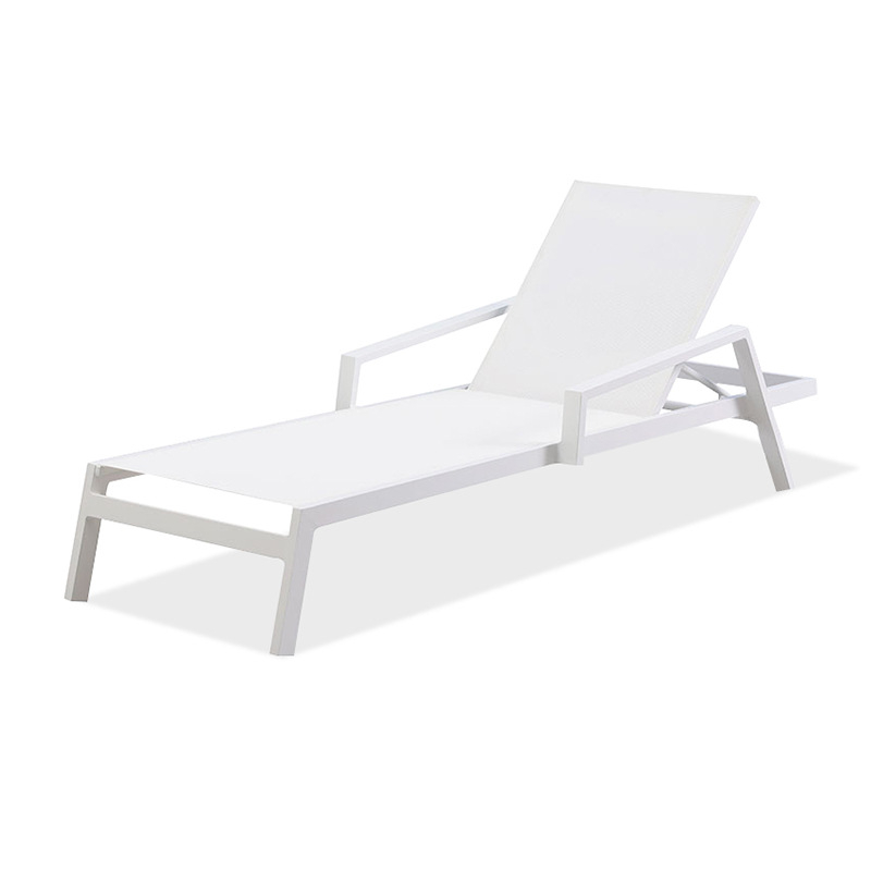 China Wholesale Modern Pool Beach Lounge Chairs Patio Furniture Outdoor Home Garden Leisure Chaise Lounge with Side Table TG-NI21.22