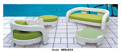 TG-HFA013 Outdoor PE Ratta Wickern Outdoor Furniture Garden Leisure Sofa And Table Set 