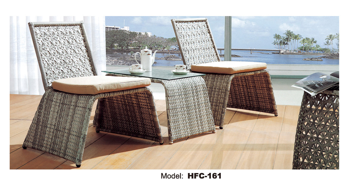 TG-HFC161 Rattan Table And Chair Set/Outdoor Dining Table Set