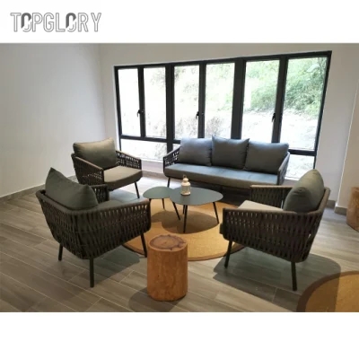 Modern Design Outdoor Furniture Wicker Rope Sofa TG-KSU3512 