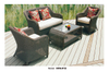 TG-HFA012 Outdoor Garden Furniture Patio Aluminum Frame Woven Rope Leisure Sofa Set