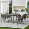 Outdoor Hotel Courtyard Garden Restaurant Terrace Coffee Rattan Furniture Set Table and Garden Chairs TG-KSU1683S