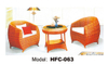 TG-HFC063 Wicker Coffee Set Rattan Chair Garden Patio Coffee Table Outdoor Furniture Coffee Set