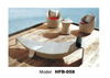 TG-HFB058 Outdoor Patio Pool Side Lounge Sofa Rattan Furniture