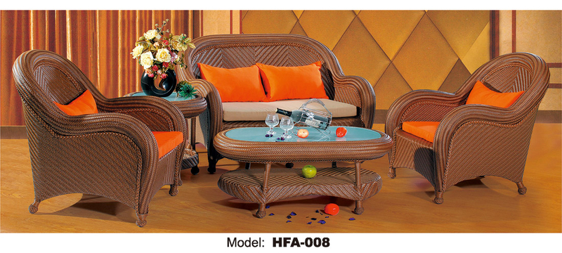 TG-HFA008 Outdoor Rattan Sofa Sun Room Garden Terrace Furniture Combination