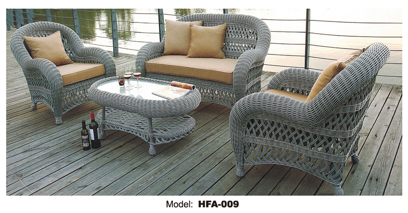 TG-HFA009 Leisure Hotel Aluminum Garden Sofa Patio Home Outdoor Furniture 