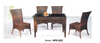 TG-HFC022 Outdoor Rattan Chair And Dining Table Set Manufacturer From China 