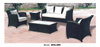 TG-HFA095 Factory Direct Supplier Luxury Furniture Living Room Rattan Sofa Chair