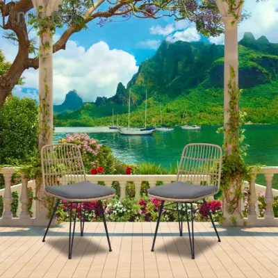 Modern Courtyard Metal Frame Cheap Price Outdoor Garden Furniture Chair TG-NI14