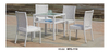 TG-HFC113 Modern Leisure Rattan Dining Table Set Garden Furniture Outdoor Wicker Chairs