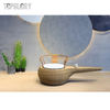 Unique Design Spoon Shape Sun Resistant Lounge Sofa Chair Outdoor Furniture High Flexibility PE Rattan Chairs for Garden TG-KS6260