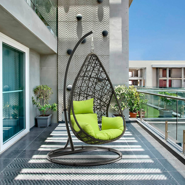 High Quality Outdoor Furniture Swing Chair Garden Balcony Swing Bed Rocking Chair TG-NI24